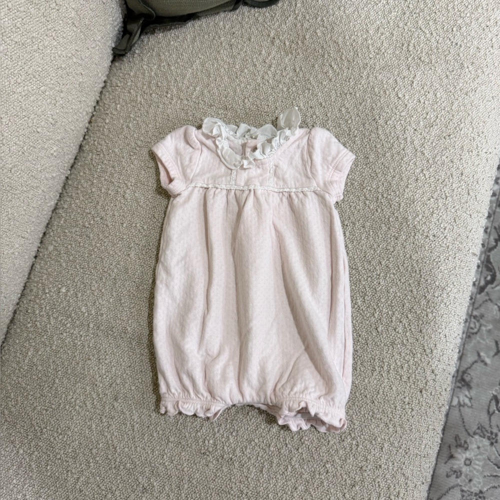 Edgehill Collection Pink Pointelle Romper🤍